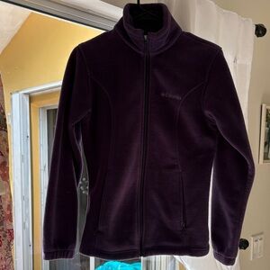 Columbia Women's Dark Purple Fleece Jacket